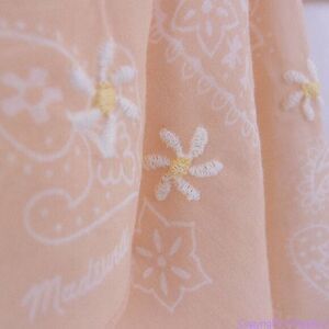 NEW Madewell Embroidered Organic Cotton Bandana, muted shell‎